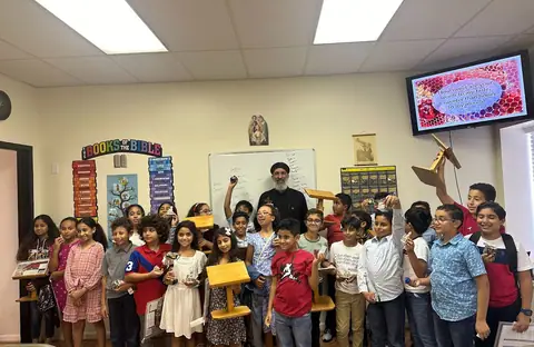 Children's artwork of the saints 2