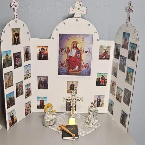 Children's artwork of the saints 6