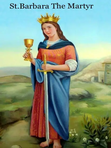 Icon of Saint Barbara The Martyr