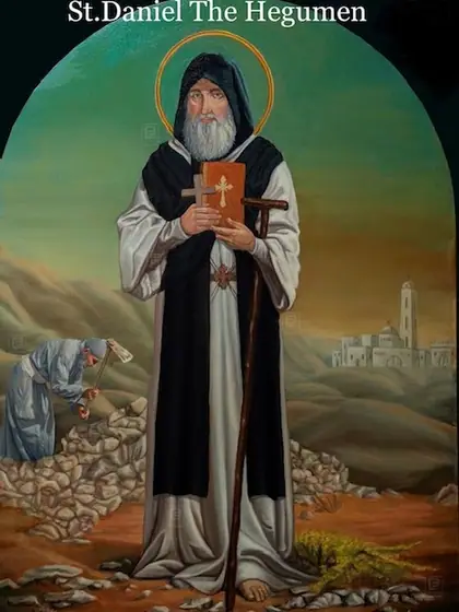Icon of Saint Daniel the Hegumen