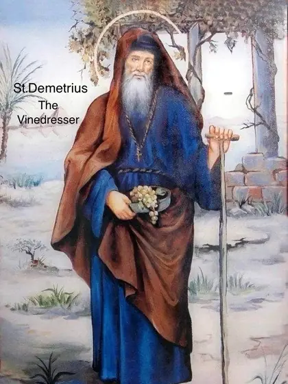 Icon of Saint Demetrius the Vinedresser