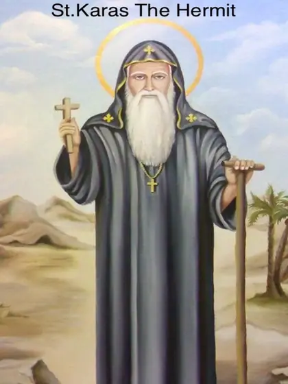 Icon of Saint Karas The Hermit