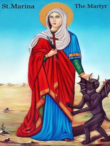 Icon of Saint Marina The Martyr
