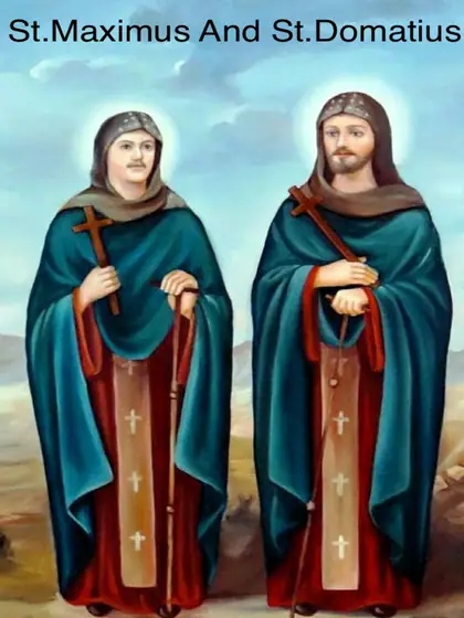 Icon of Saint Maximus And Saint Domatius