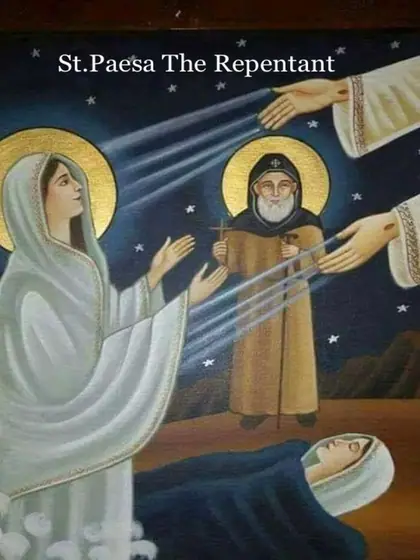 Icon of Saint Paesa The Repentant