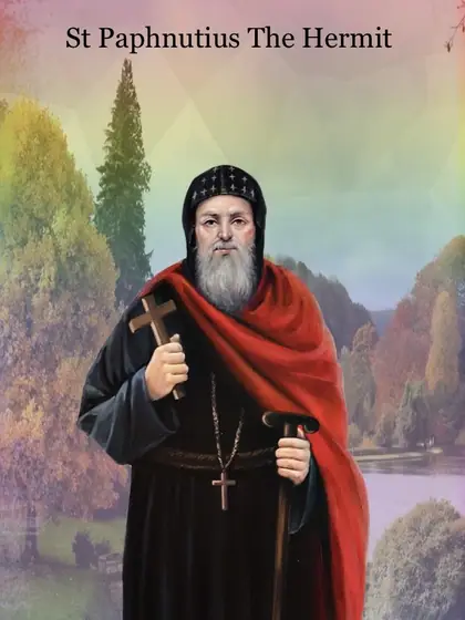 Icon of Saint Paphnutius the Hermit