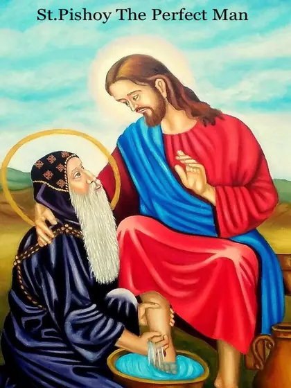 Icon of Saint Pishoy The Perfect Man