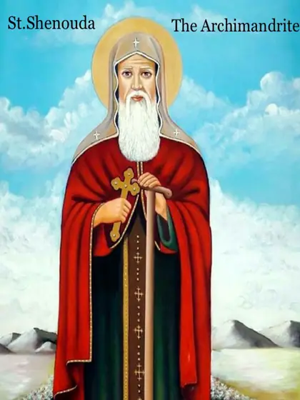 Icon of Saint Shenouda The Archimandrite