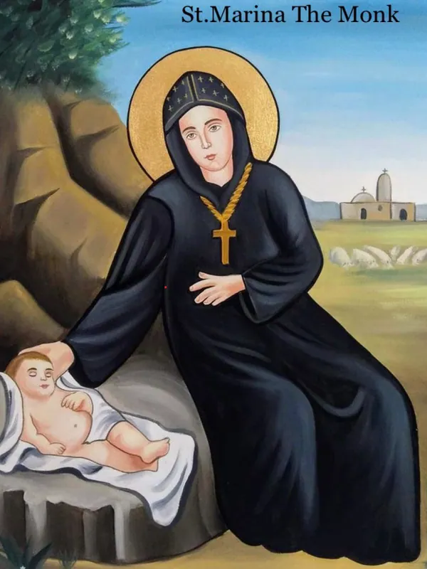 Icon of Saint Marina The Monk